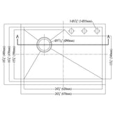 Dawn USADSQ2417 Kitchen Sink